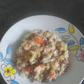 El cooksnap de Patricia Sáez cuando hizo Arroz con repollo y carne picada.