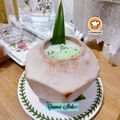 Cooksnap Mahadiah semasa beliau membuat Coconut shake.