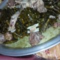 صورة من أكلاتي الشهية😋، شاركها بعد تجربة وصفة ورق العنب (اليبرق) مع لحم الغنم