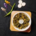 Arpita Shah's cooksnap of when they made મૂળા ની ભાજી નું લોટ વાળું શાક.