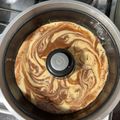 El cooksnap de Graciela Federico cuando hizo Torta Matera de pote de yogur marmolada.