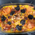 El cooksnap de Esmeralda cuando hizo Arroz al horno con restos del cocido.