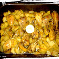 El cooksnap de Mónica Guitart cuando hizo Muslitos de pollo al horno.