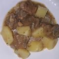 El cooksnap de Estefania Cecilia cuando hizo Ternera y champiñones al vino tinto con thermomix.