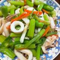 庭秀 的 透抽炒芹菜 cooksnap