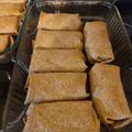 carrie's cooksnap of when they made Chicken Chimichangas.