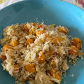 El cooksnap de mambanegra cuando hizo Calabaza especial con arroz.
