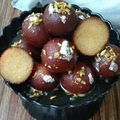 Sadia Amin's cooksnap of when they made Eggless gulab jamon.