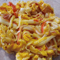 El cooksnap de Elena C cuando hizo Revuelto de surimi al ajillo.
