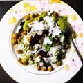 पूनम सक्सेना का कुकस्नैप जब उन्होंने टिक्की छोले (Tikki Chole recipe in hindi) बनाया था।