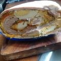 El cooksnap de Mario H. Davi cuando hizo Matambre arrollado.