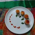 Mukti Bhargava का कुकस्नैप जब उन्होंने ट्राई कलर ग्रिल्ड ढोकला(Tri Colour grilled dhokla recipe in hindi) बनाया था।