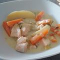 Cooksnap de carole Choukri sur la recette Blanquette de saumon aux asperges
