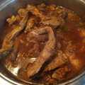 El cooksnap de Arantxa cuando hizo Conejo en salsa.