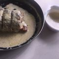 El cooksnap de La Pequeña Cocinera ♥️ cuando hizo Lomo de cerdo con salsa al whisky y ciruelas pasas.