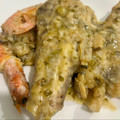 El cooksnap de Rakel cuando hizo Colitas de rape en salsa verde con almejas y gambas.