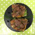 El cooksnap de Pablo Sandoval Gonzalez cuando hizo Tostas con salmón ahumado, parmesano y reducción de Pedro Ximenez.