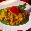sandhya Dutta 's cooksnap of when they made বাঁধাকপি চিংড়ি(Bandhakopi chingri Recipe in Bengali).