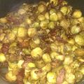CookingRough's cooksnap of when they made Spicy Brussels Sprouts with Garlic and Bacon.