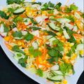 hauwa dansabo's cooksnap of when they made Corn salad, #corn.