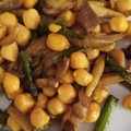 El cooksnap de Pilar cuando hizo Salteado de garbanzos.