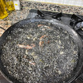 El cooksnap de Rodin cuando hizo Arroz negro con gambas y calamares.