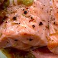 Cooksnap de Ortensio quando cozinhou 197-Salmão com creme de maracujá.
