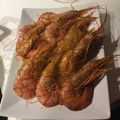 El cooksnap de Nines Reoyo cuando hizo Gambas en salsa a la sidra.
