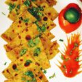 Shashi Gupta's cooksnap of when they made Paneer paratha.