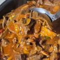 El cooksnap de Selena Grimes Rodriguez cuando hizo Hígado de ternera con verduras y tomate.