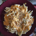 El cooksnap de anmulero cuando hizo Tallarines con salsa de calabaza y queso.