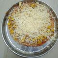 Sweta Zavrani's cooksnap of when they made ચીઝ કોર્ન પીઝા (Cheese Corn Pizza Recipe In Gujarati).