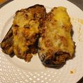El cooksnap de Elisa Perez cuando hizo Berenjenas rellenas.