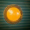 El cooksnap de Ana Molina cuando hizo Flan de mango.