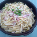 El cooksnap de Becky cuando hizo Salsa Carbonara perfecta (con cebolla).