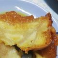 El cooksnap de Leticia Sosa cuando hizo Torta de manzanas invertida.