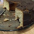 El cooksnap de Tere Bazan cuando hizo Budín de banana bañado con chocolate.