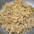 Uft's cooksnap of when they made Aloo and Matar pulao.