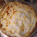 El cooksnap de edu cuando hizo Lasaña de verduras y carne picada.