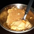 El cooksnap de Karina Larrosa cuando hizo Flan de dulce de leche "Mixto" 😋.
