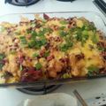 orlando.velez.52's cooksnap of when they made loaded baked potato an buffalo chicken casserole.