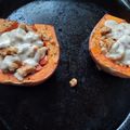 El cooksnap de Melina Caballero cuando hizo Calabaza rellena al horno.
