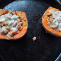 El cooksnap de Melina Caballero cuando hizo Calabaza rellena al horno.