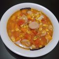 Cooksnap dari iman untuk resep Sup Tomat Sosis Wortel Jagung