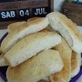 El cooksnap de ALI..... (ALINAIBRI) cuando hizo Pan de Viena para panchos 🌭.