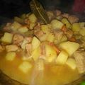 El cooksnap de Carla Romina Laguia cuando hizo Guiso Montañés de Cerdo y  Chorizo.