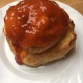 kisördög Cooksnap-ja, amikor elkészítette a(z) Vaníliapudingos túróval töltött zsemle receptet.