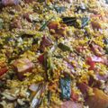 El cooksnap de Poli Esteban cuando hizo Arroz con costillas y alcachofas.