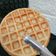 Cooksnap Noor Atika Mahamood semasa beliau membuat Swedish Waffles Rangup.