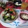 El cooksnap de Dany V J cuando hizo Pimientos luxury con ensalada y deep de chipotle.